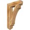 Ekena Millwork Imperial Arts & Crafts Rough Sawn Bracket, Western Red Cedar, 6"W x 28"D x 40"H BKT06X28X40IMP03RWR - alternate 1